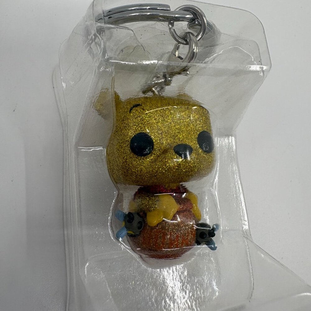 NEW - Funko Pocket Pop Winnie the Pooh Diamond Glitter Keychain - Picture 2 of 3